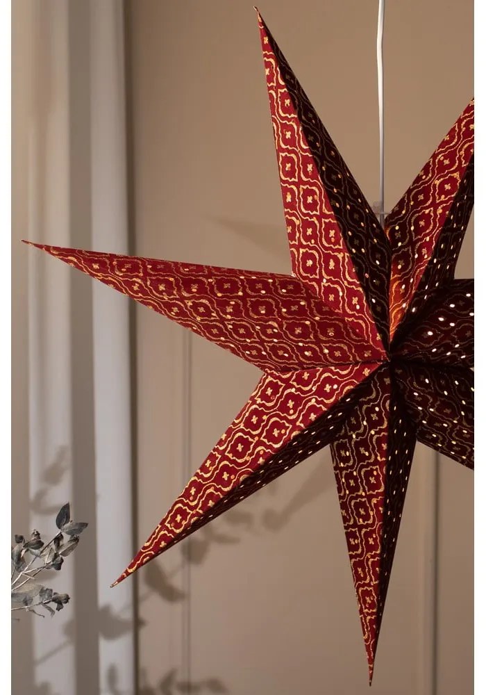 Бордо висяща коледна светлинна украса Baroque – Markslöjd