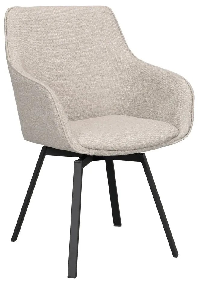 Бежови тапицирани трапезни столове в комплект 2 бр. Alison – Rowico