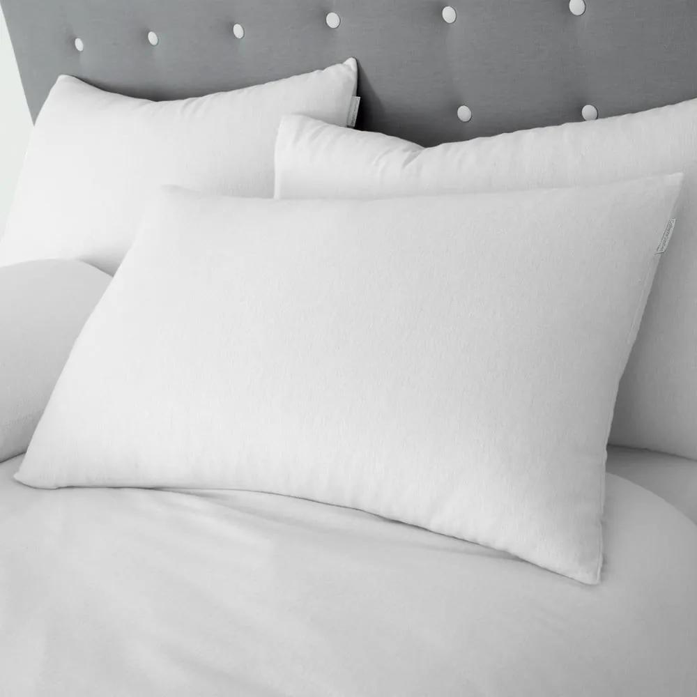 Бяло памучно единично спално бельо 135x200 cm - Catherine Lansfield