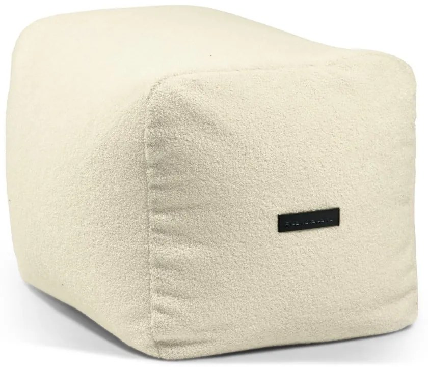Светлосив пуф от букле Plus 70 Lounge – SLOWDOWN