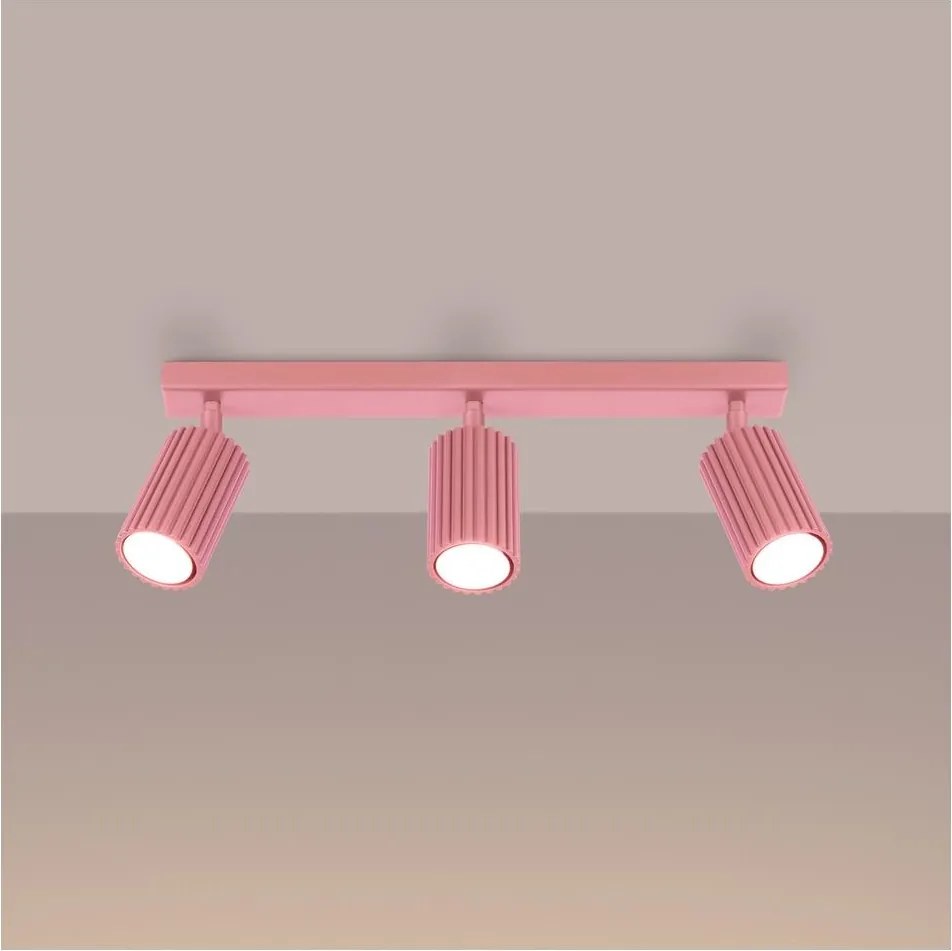 Brilagi - LED точково осветително тяло CRESTO 3xGU10/10W/230V розово