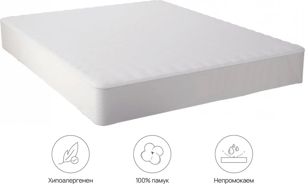 Протектор isleep, Cotton Natura, 82x190, Памук