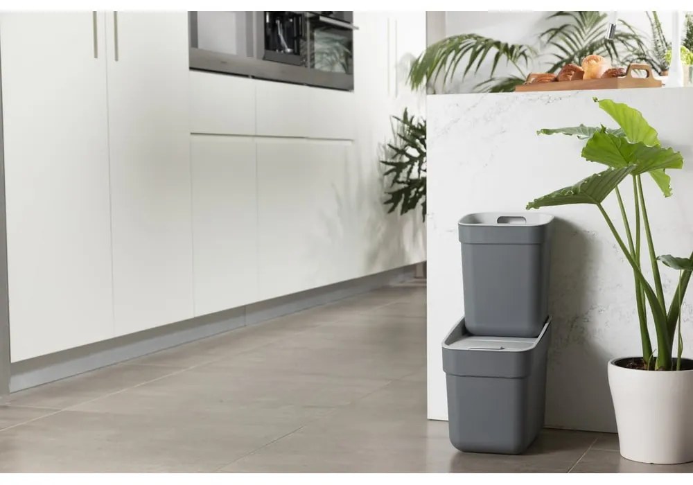 Светлосин кош за отпадъци от рециклирана пластмаса 20 l Ready To Collect – Curver
