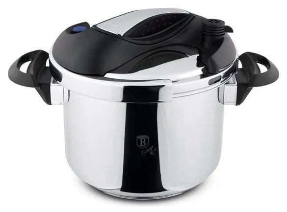 Скороварка TURBO 6 л неръждаема стомана/черна