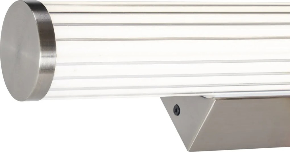 Ретро стенна лампа Gunmetal 40.4cm вкл. LED IP44 - Coco