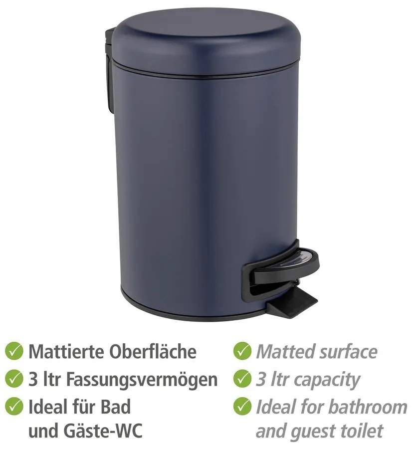 Кошче за отпадъци от педална стомана 3 л Leman - Wenko