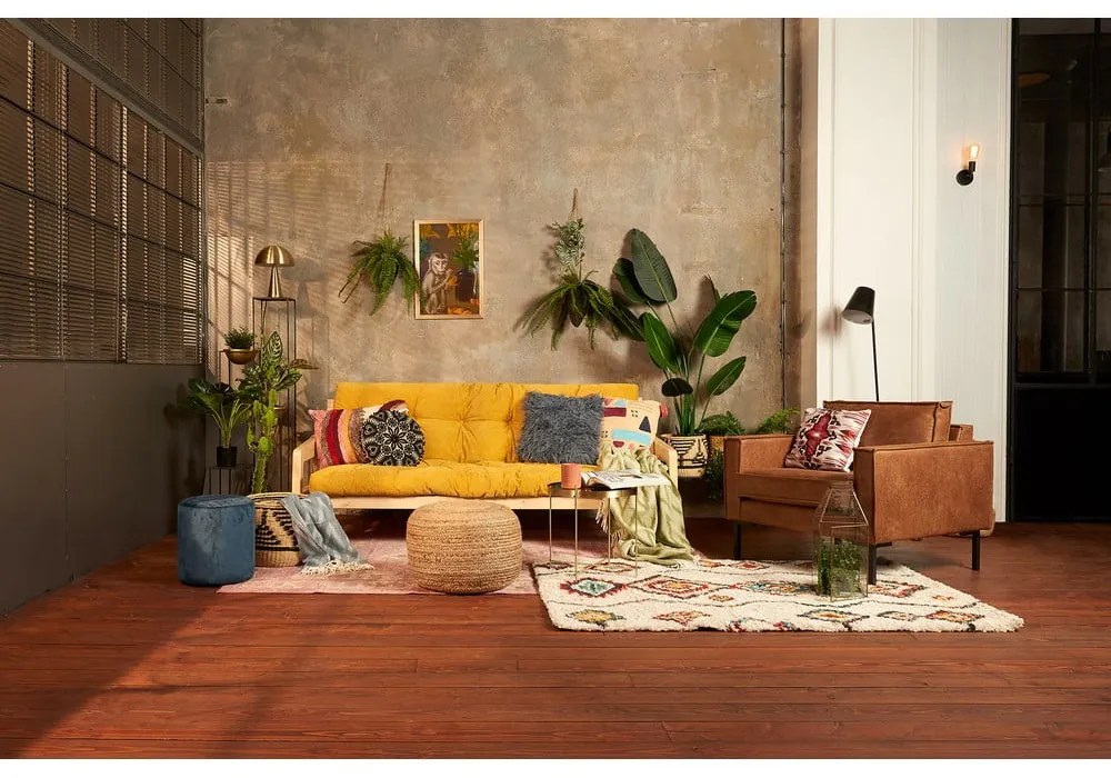 Променлив диван от велур в тъмнозелено Grab Raw - Karup Design