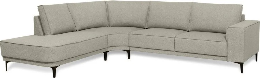 Светлосив ъглов диван (ляв ъгъл) Copenhagen – Scandic