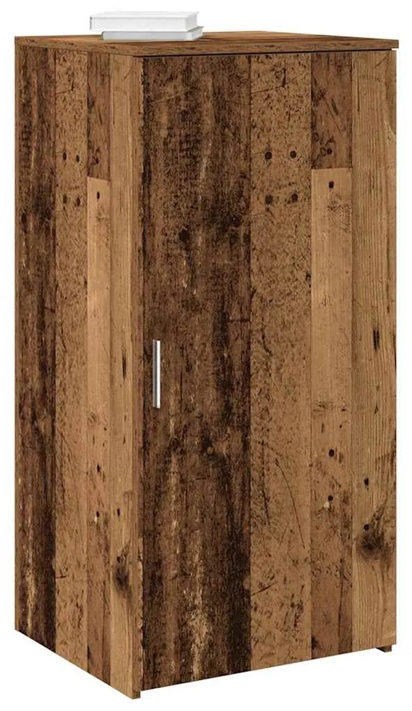 859049 vidaXL Шкаф за съхранение, Старо дърво, 50x45x103,5cm, инженерно дърво