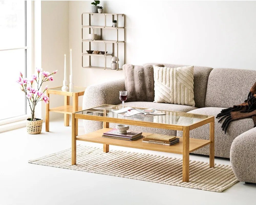 Бежов на няколко нива метален стенен рафт 48 cm Lanciano – House Nordic