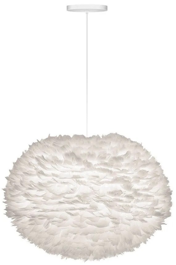Бял абажур ø 65 cm Eos голям - UMAGE