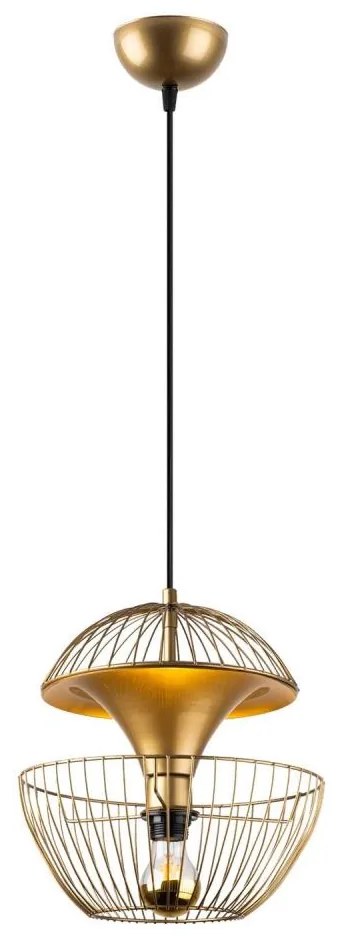 Пендел TELMANDER 1xE27/40W/230V златист