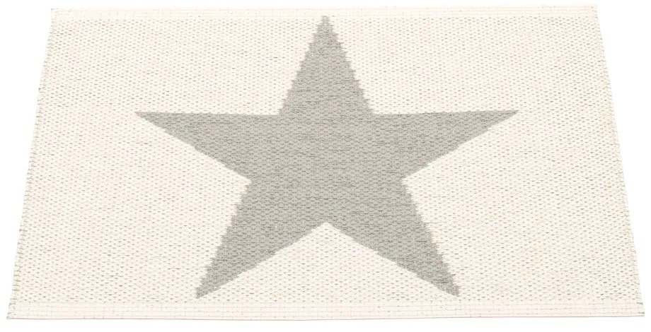 Светлосив килим за открито и закрито 70x50 cm Viggo Warm Grey – Pappelina