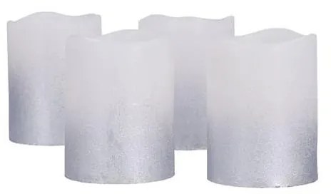 Solight 1V284 - Комплект 4x LED свещи от естествен восък LED/1xCR2032 топла бяла светлина