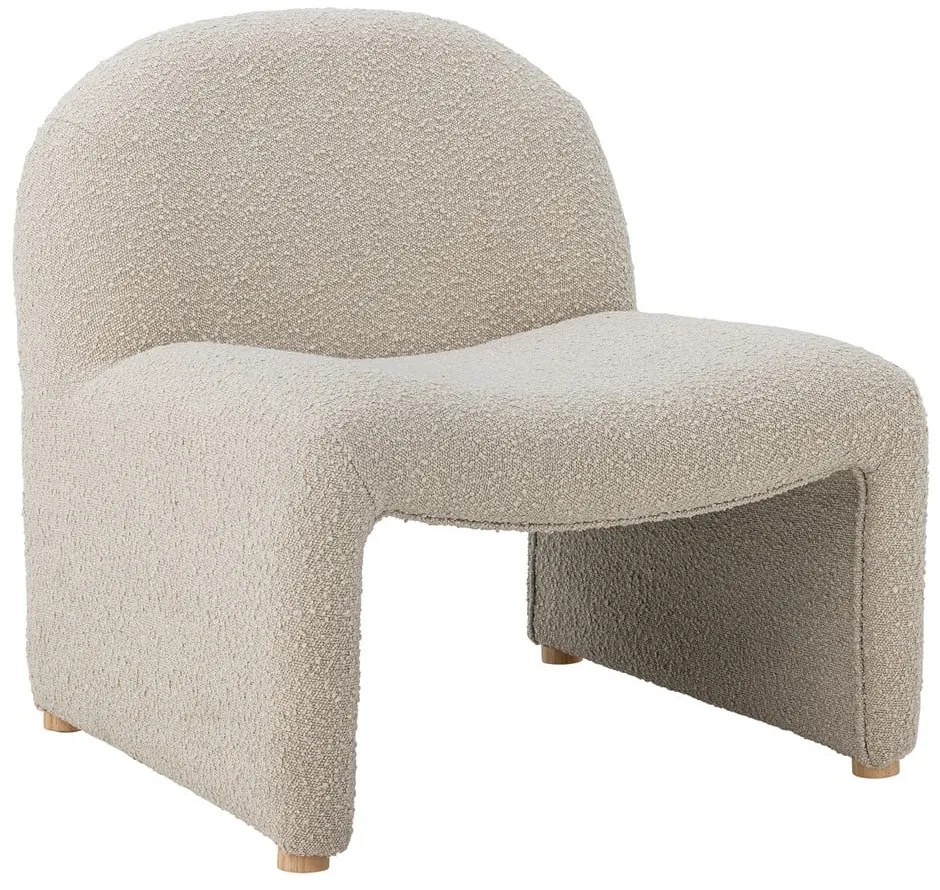 Кремаво кресло от прежда с примки от букле Neel – Bloomingville