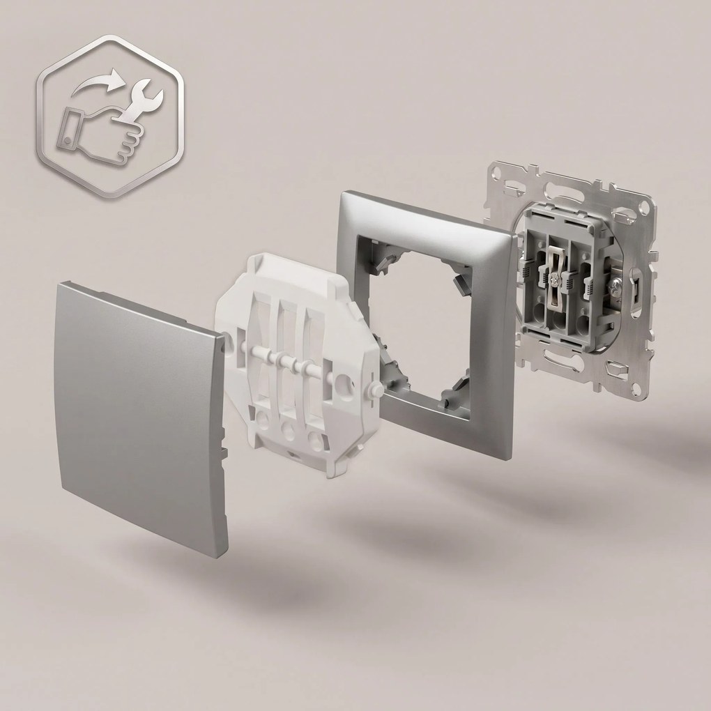 Единичен Ключ OSTE JNH006-W GREY
