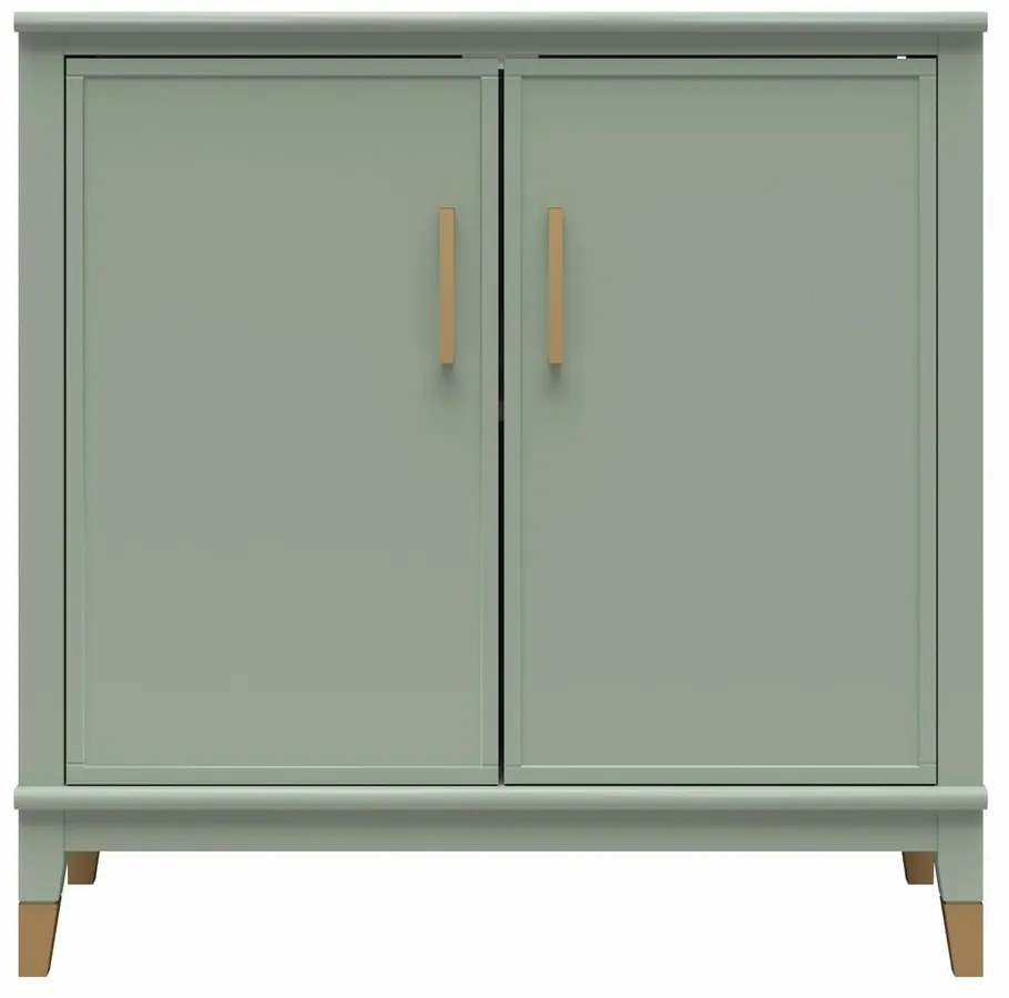 Зелено шкафче 86x85x41 cm Westerleigh – CosmoLiving by Cosmopolitan