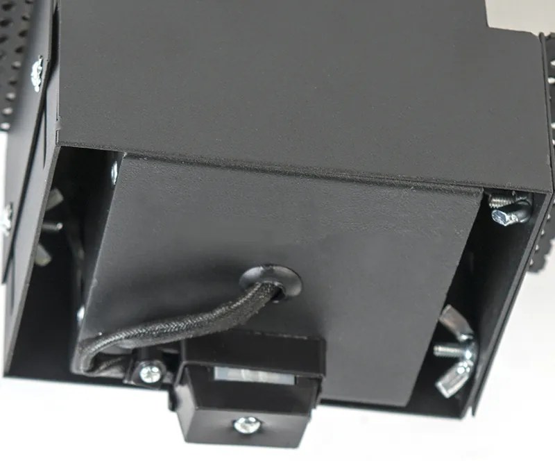 Комплект от 12 вградени прожектори черни GU10 наклоняеми без рамка - Oneon