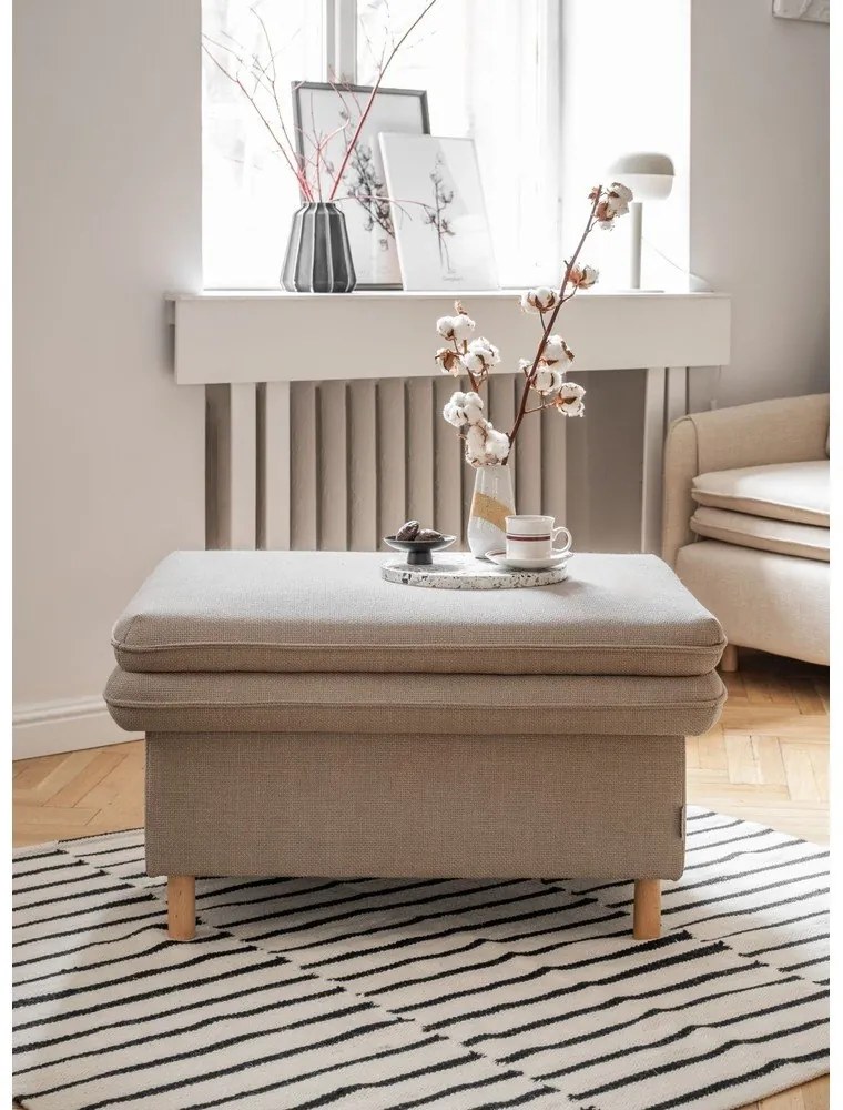 Светлокафява табуретка Simon – Miuform