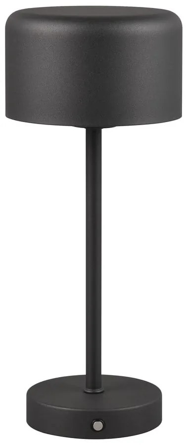 Матовочерна настолна LED лампа с възможност за димиране (височина 30 cm) Jeff - Trio