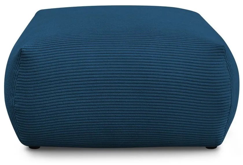 Тъмносиня табуретка от рипсено кадифе Voltaire – Bobochic Paris