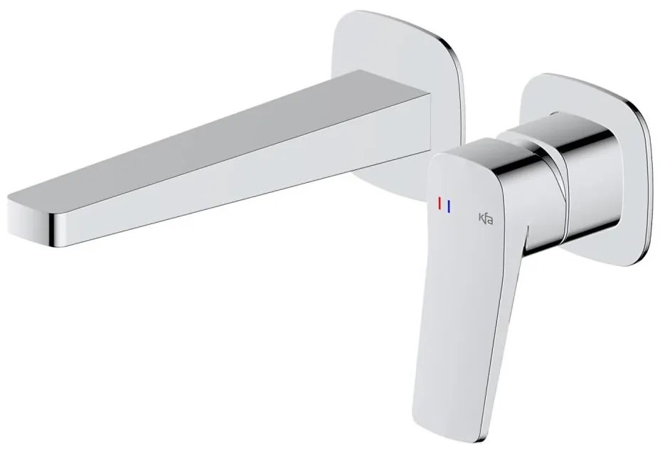 KFA Armatura 4529-810-00- Смесител за умивалник за вграден монтаж MALAGA, полирано хромирано покритие