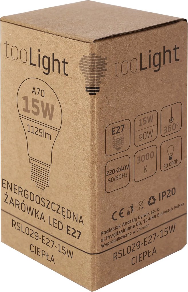 Крушка LED RSL029 E27 15W Warm