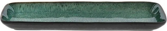 Керамичен поднос за сервиране 14x38 cm Gastro Green/Black – Bitz