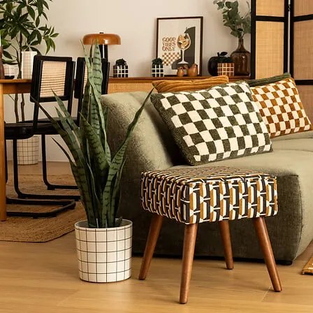 Табуретка atmosphera Chiara, Шенил, 38x38x40 cm - Корал