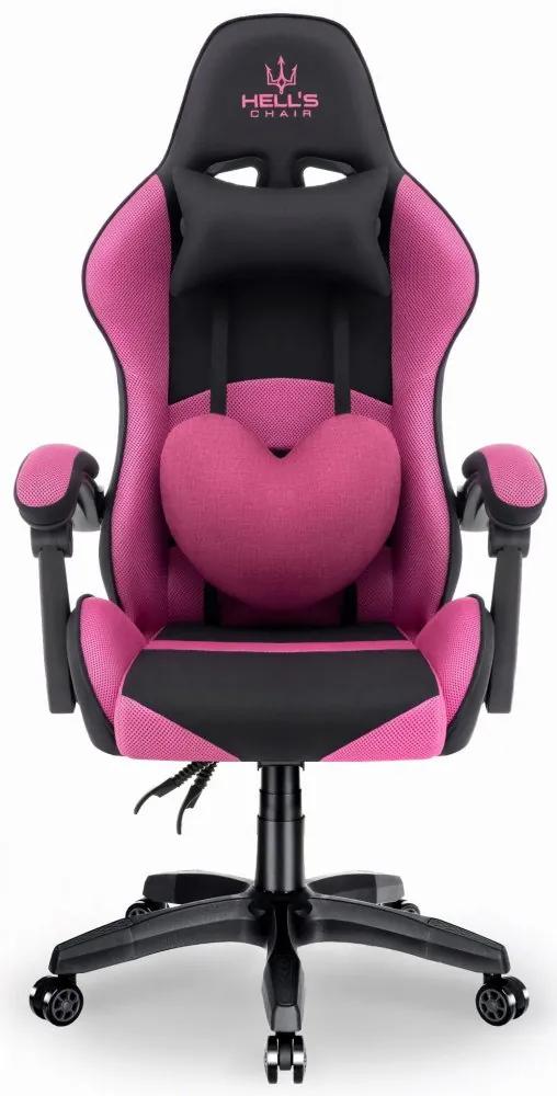 Геймърски стол Rainbow Pink-Black Mesh