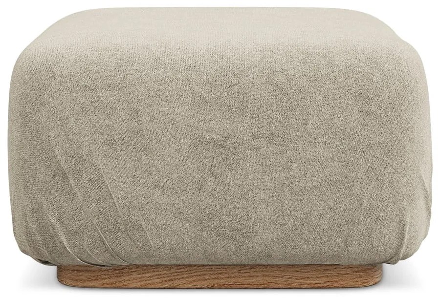 Бежова модулна табуретка от букле Ailani – Makamii