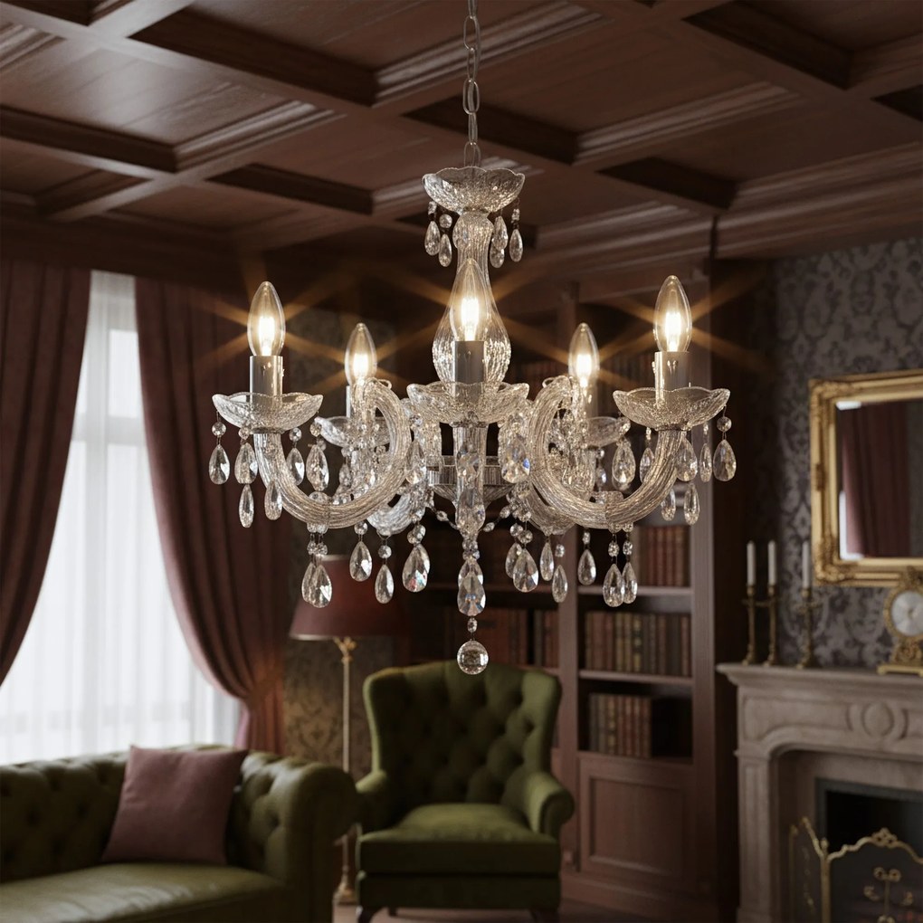 ЛАМПА EBT001-5CP TRANSPARENT