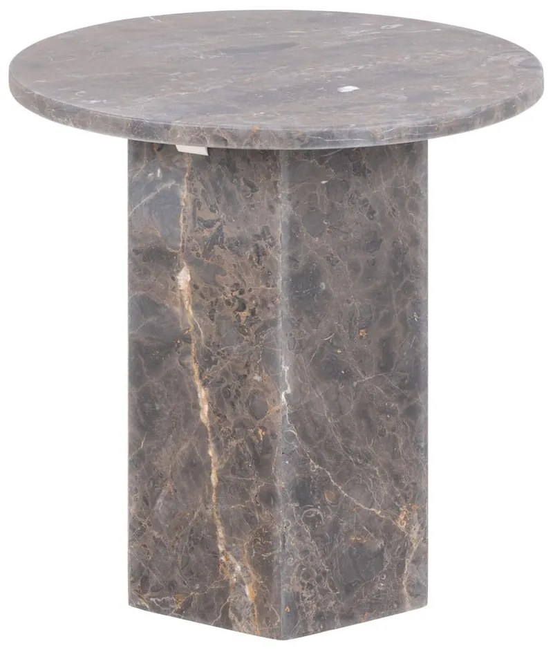 Мраморна кръгла странична масичка ø 50 cm Naxos – Actona