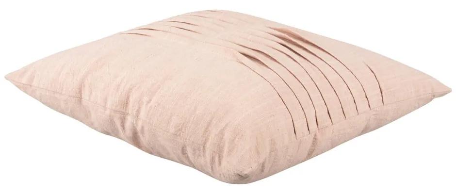 Розова памучна възглавница Вълна, 45 x 45 cm - PT LIVING