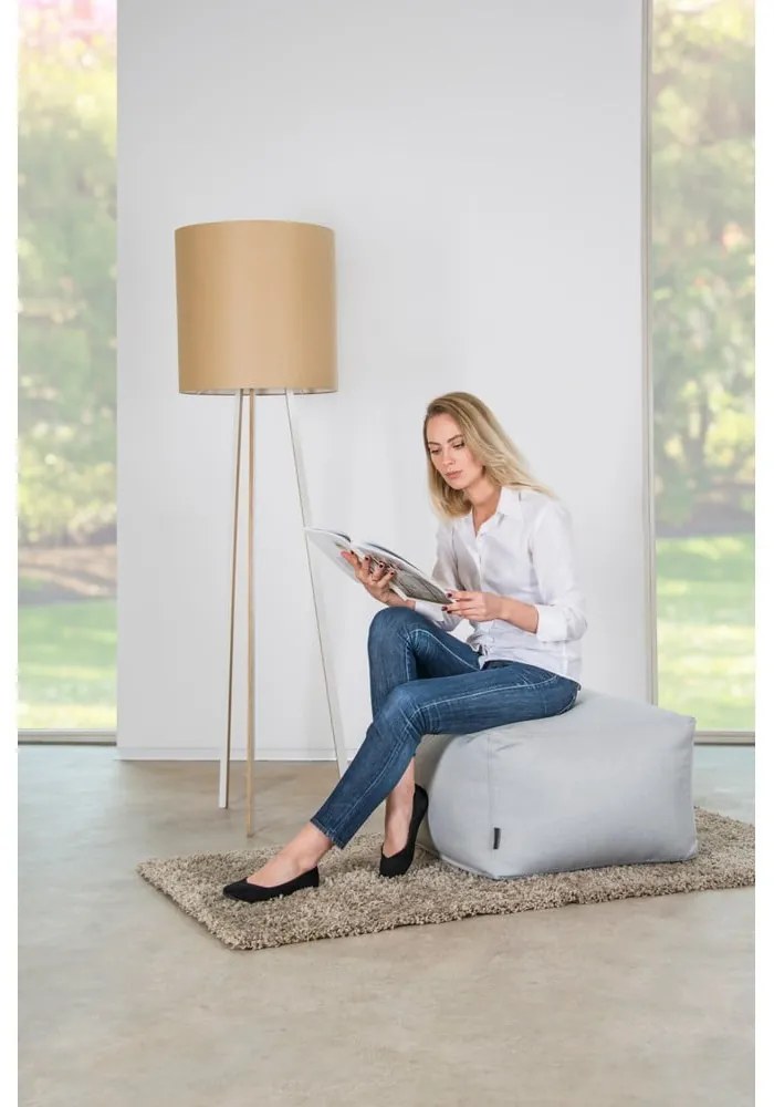 Тъмносив пуф Softbox MooG – SLOWDOWN