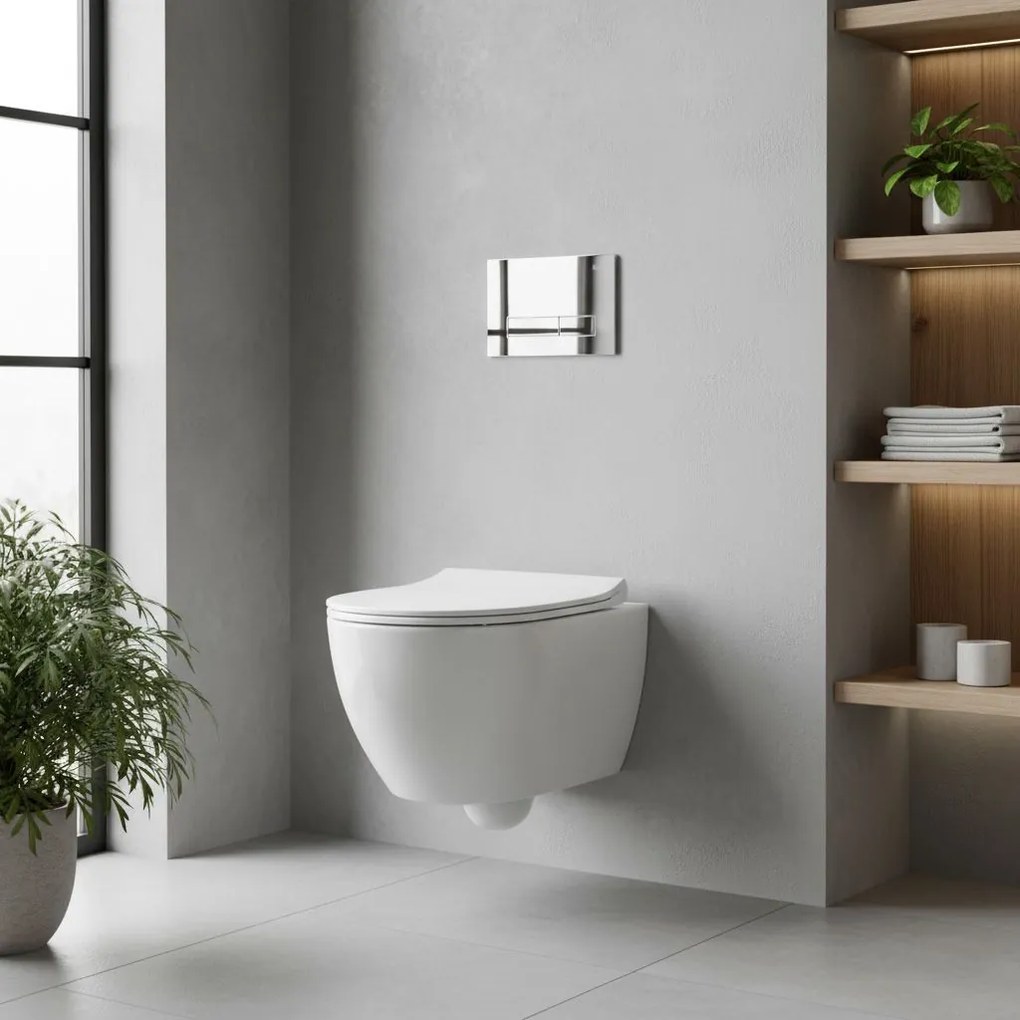 КОМПЛЕКТ СТЕЛАЖ ЗА ВГРАЖДАНЕ Е K011A-Q Rea HD Chrome