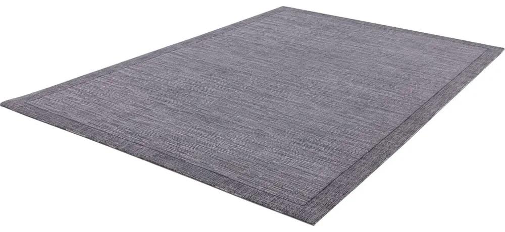 Тъмносив вълнен килим 200x300 cm Linea - Agnella