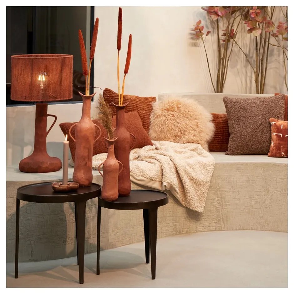 Метална кръгла странична масичка ø 43 cm Tobias – Light &amp; Living