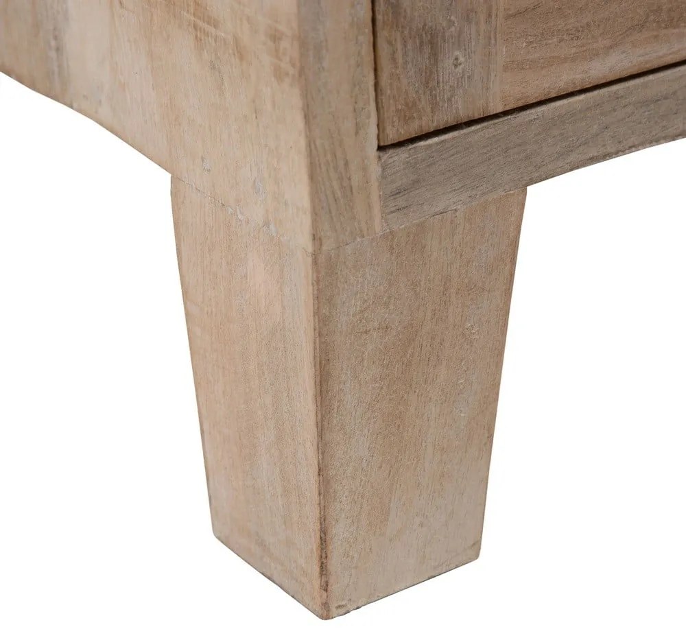 Витрина от масивно манго в естествен цвят 160x71 cm – Ixia