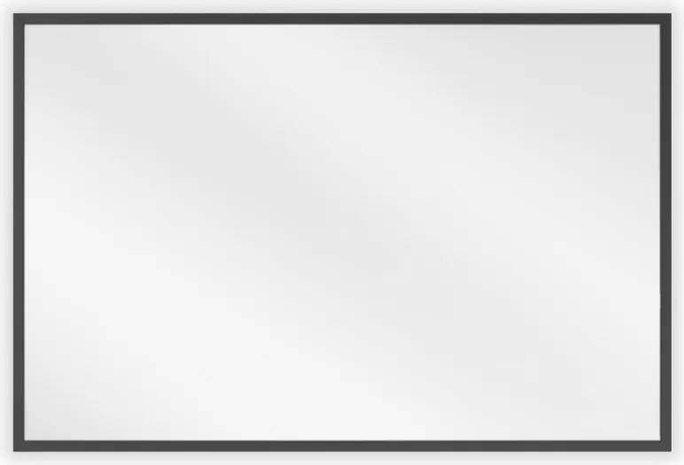 Mexen Loft правоъгълно огледало за баня 60 x 40 cm, черна рамка - 9852-060-040-000-70