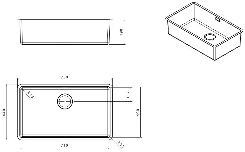 Wash Apell Linear Plus-75 x 44 cm