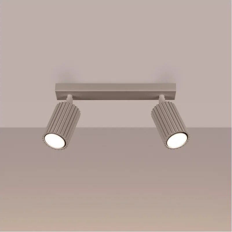 Brilagi - LED точково осветително тяло CRESTO 2xGU10/10W/230V таупе