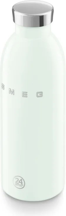 Термо бутилка SMEG Clima 50's Style WBF01PG, 500 мл, Херметично затваряне, Двустенна, Неръждаема стомана 18/8, Зелен
