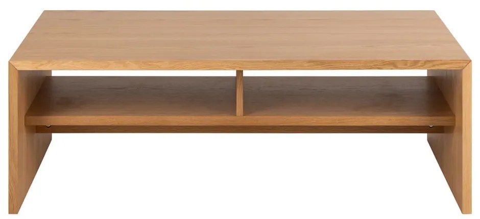 Масичка за кафе от декор от дъб в естествен цвят 60x120 cm Arlon – Actona