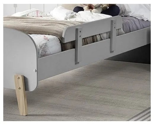 Сива бариера за детско легло Kiddy - Vipack