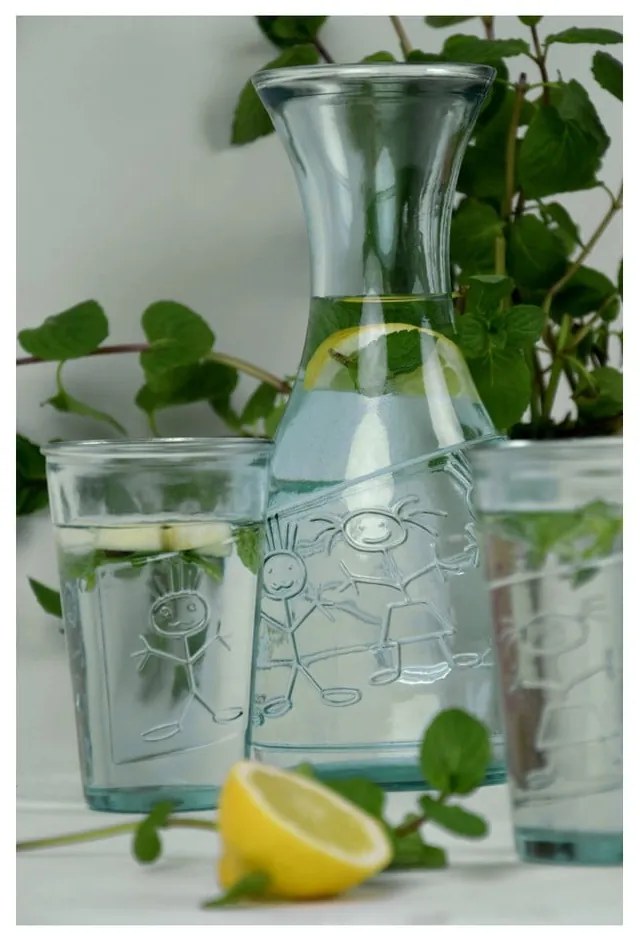 Прозрачен буркан от рециклирано стъкло Kluk - Ego Dekor