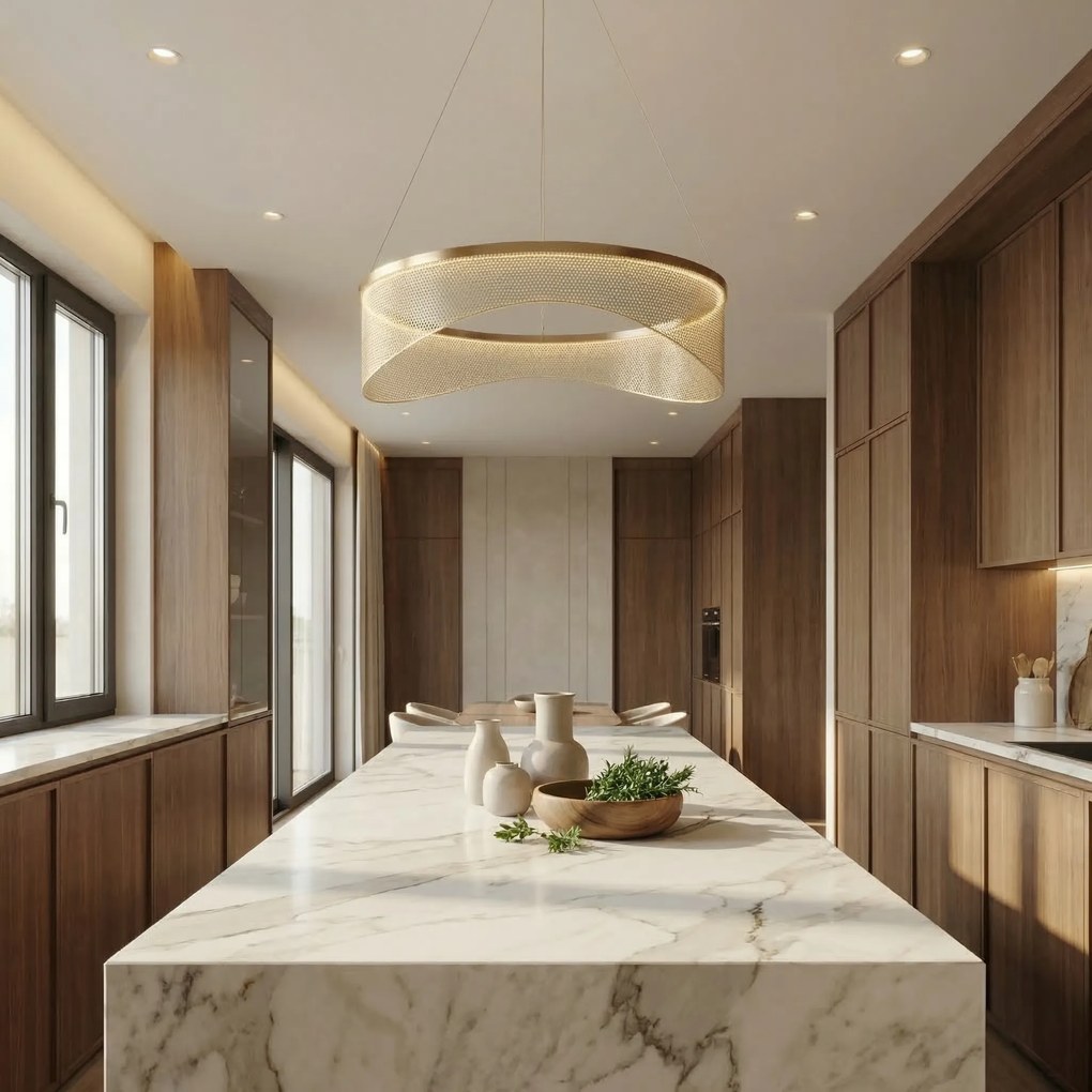 ВИСЯЩА ТАВАННА ЛАМПА G144-CP 40 GOLD