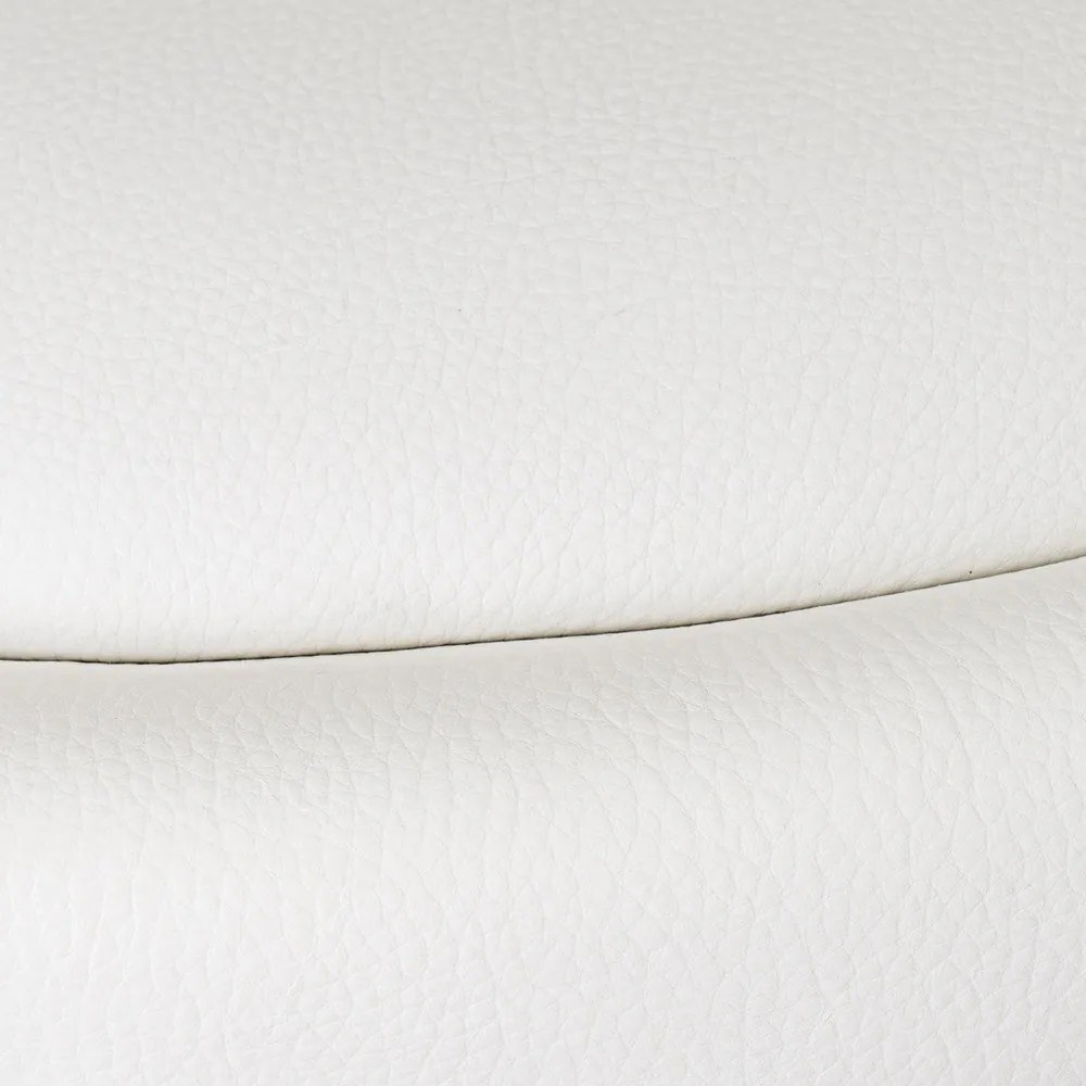 Бели бар столове в комплект от 2 бр. с регулируема височина от имитация на кожа (височина на седалката 72 cm) – Casa Selección