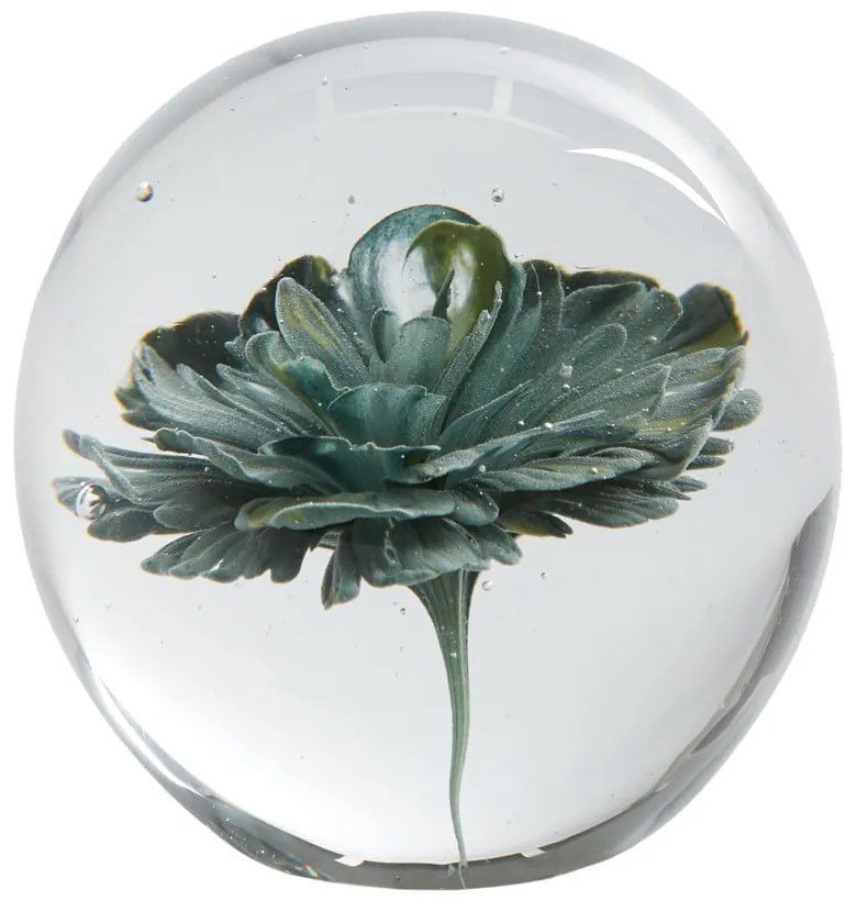 Стъклена тежест за хартия (височина 8 cm) Flower – Light & Living