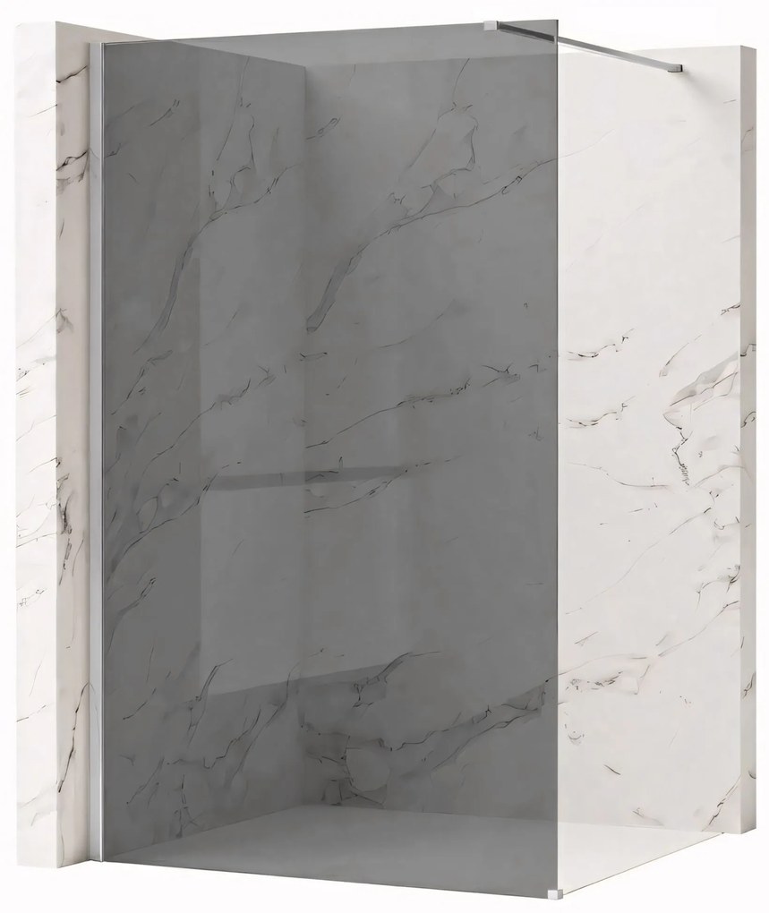 Параван за душ Rea Flexi Grey / Chrome 120